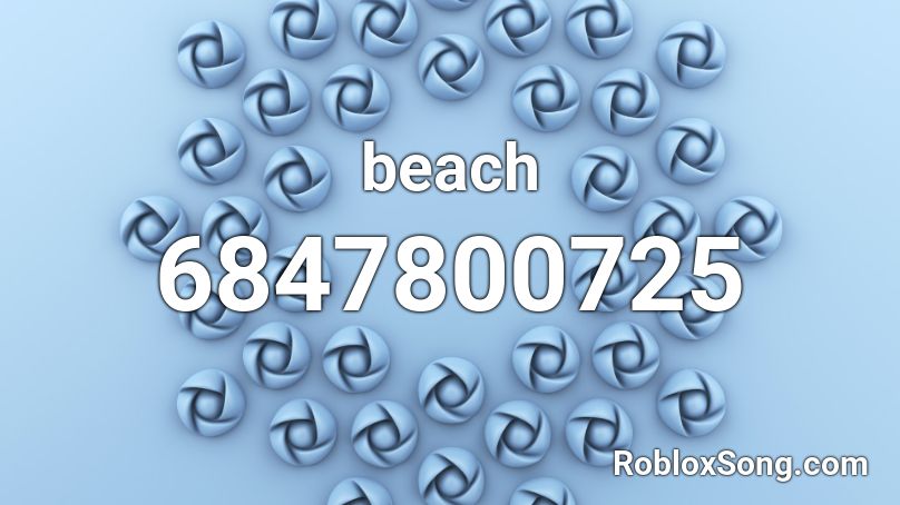 beach Roblox ID