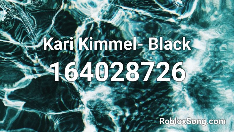 Kari Kimmel- Black Roblox ID