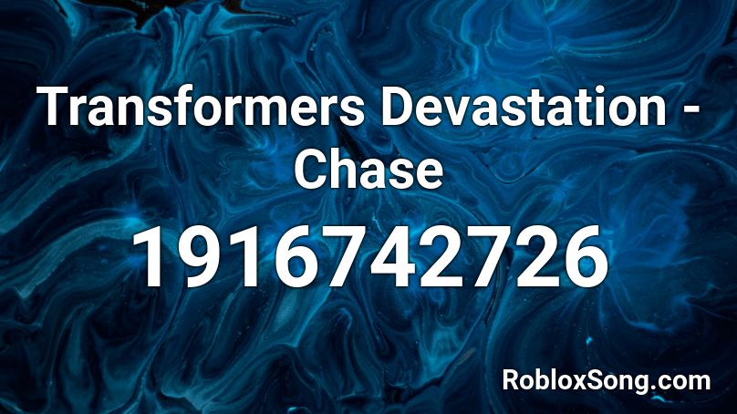 Transformers Devastation - Chase  Roblox ID