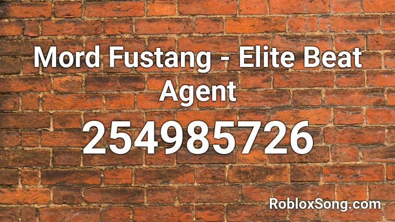 Mord Fustang - Elite Beat Agent Roblox ID