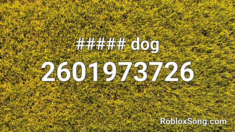 ##### dog Roblox ID