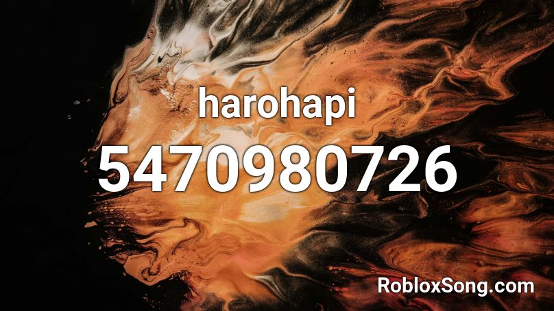 harohapi  Roblox ID