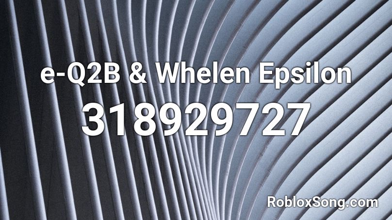 e-Q2B & Whelen Epsilon Roblox ID