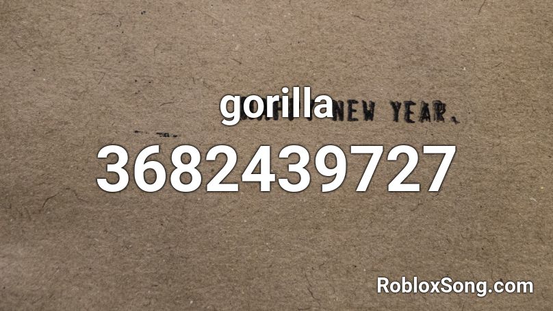 gorilla Roblox ID