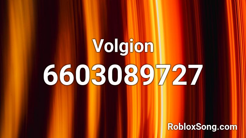 Volgion Roblox ID