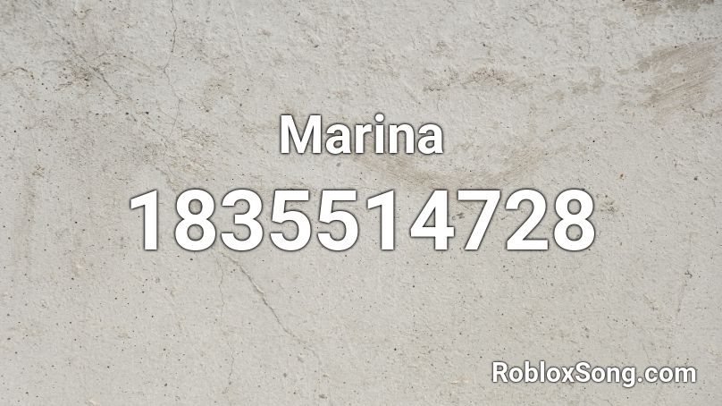 Marina Roblox ID