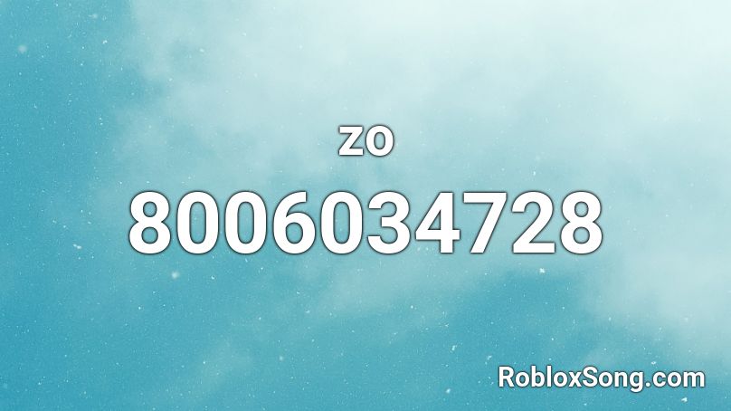 zo Roblox ID