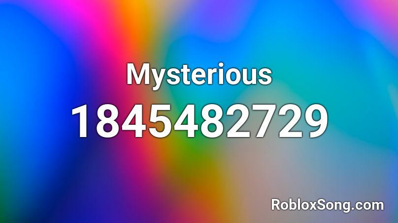 Mysterious Roblox ID