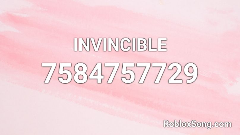 INVINCIBLE Roblox ID