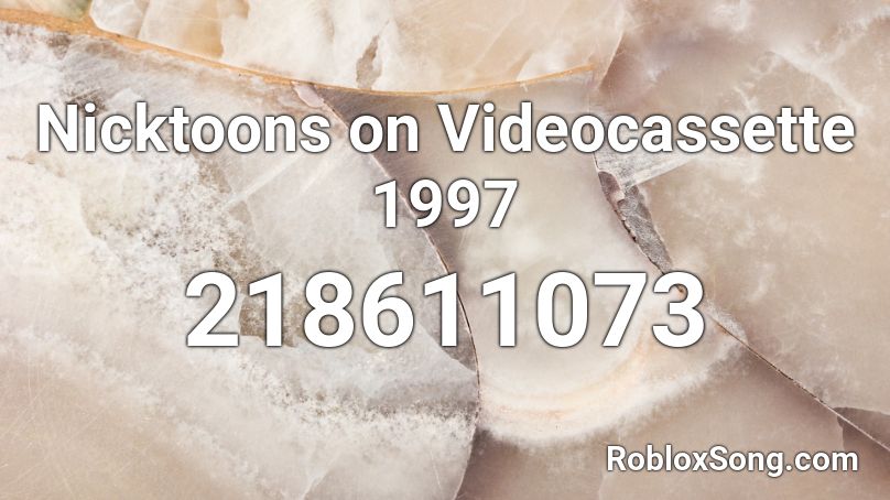 Nicktoons on Videocassette 1997 Roblox ID