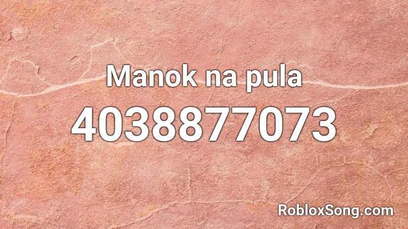 Manok na pula Roblox ID