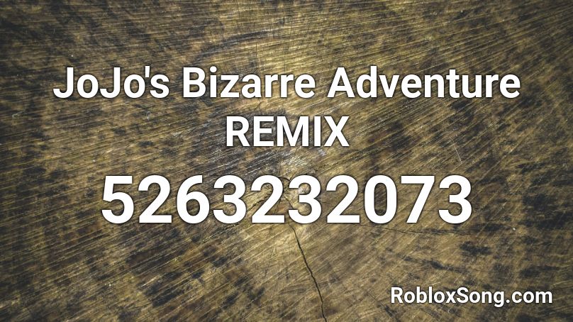 JoJo Roblox ID Codes