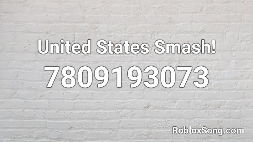 United States Smash! Roblox ID