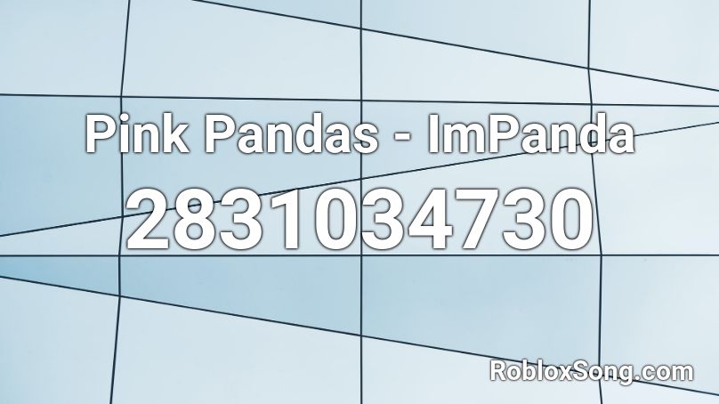 Pink Pandas - ImPanda Roblox ID