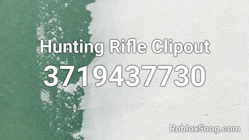 Hunting Rifle Clipout Roblox ID