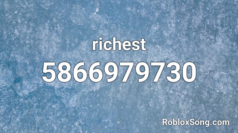 richest Roblox ID
