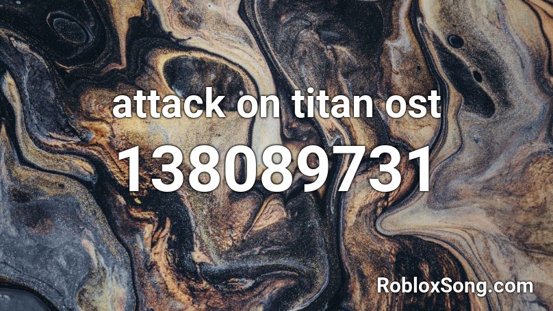 attack on titan ost Roblox ID