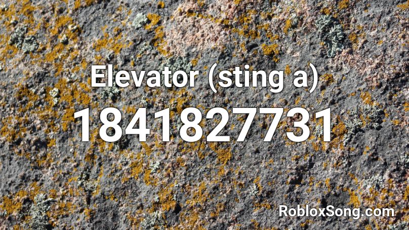 Elevator (sting a) Roblox ID