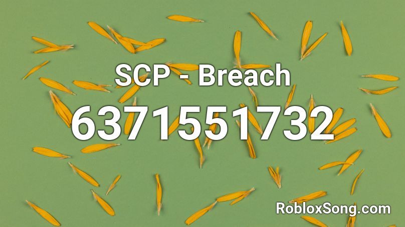 SCP - Breach Roblox ID