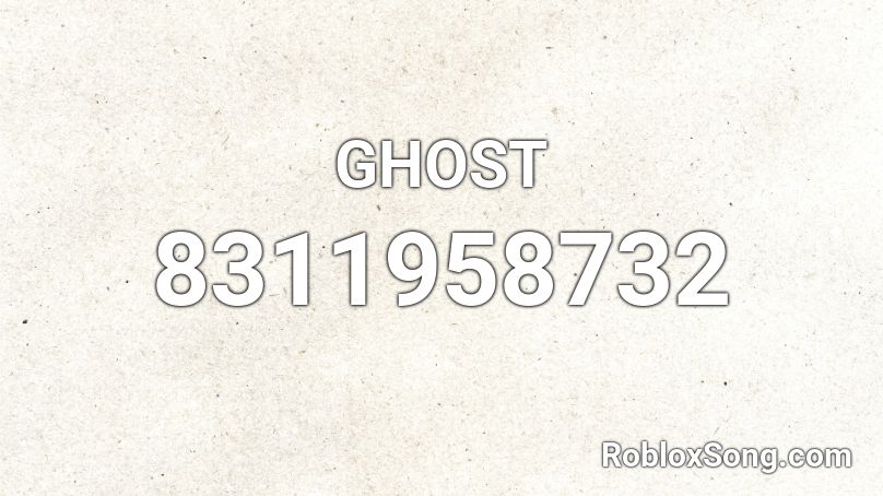 GHOST Roblox ID