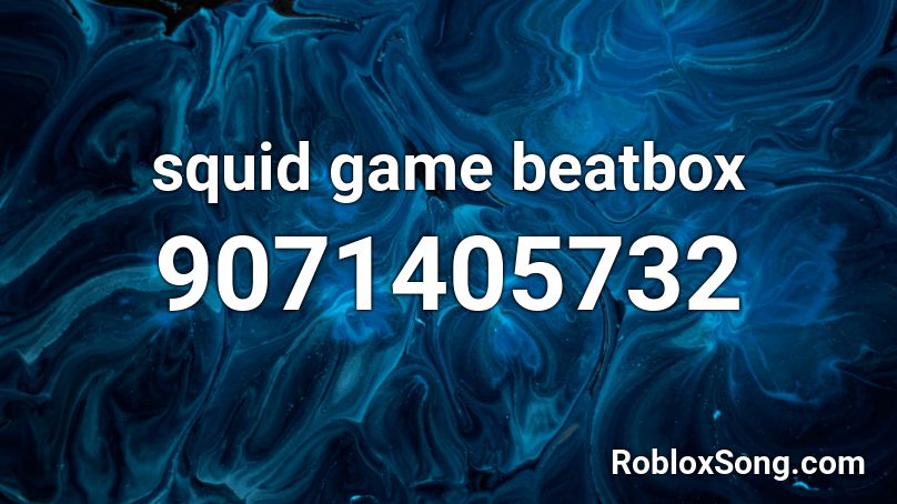 squid game beatbox Roblox ID