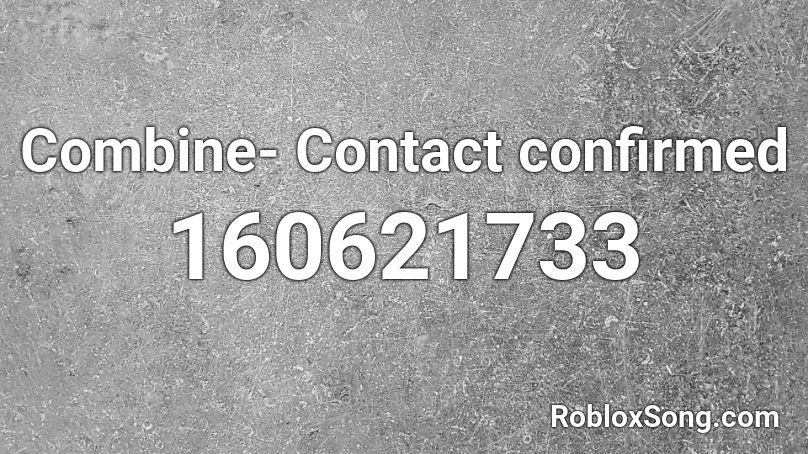 Combine- Contact confirmed Roblox ID