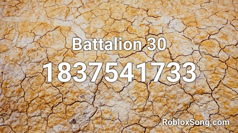 Battalion 30 Roblox ID