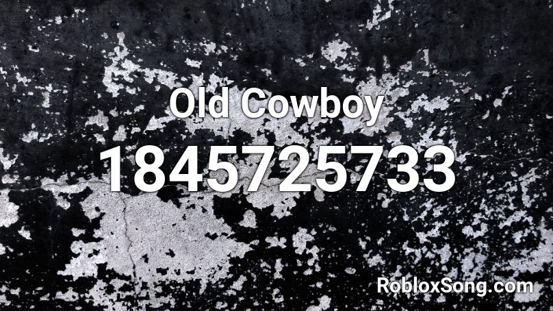 Old Cowboy Roblox ID