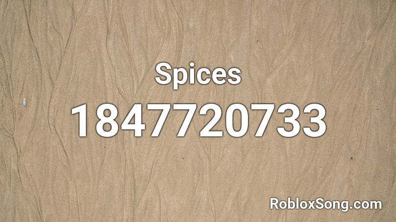 Spices Roblox ID