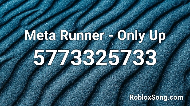 Meta Runner - Only Up Roblox ID