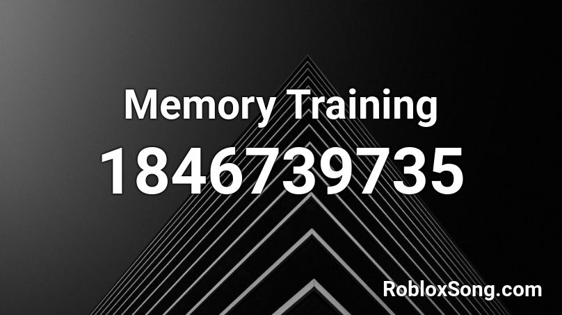 Memory Training Roblox ID