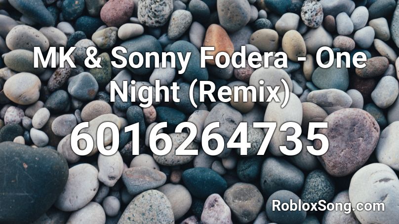 MK & Sonny Fodera - One Night (Remix) Roblox ID