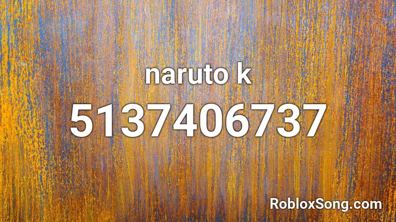 naruto k Roblox ID