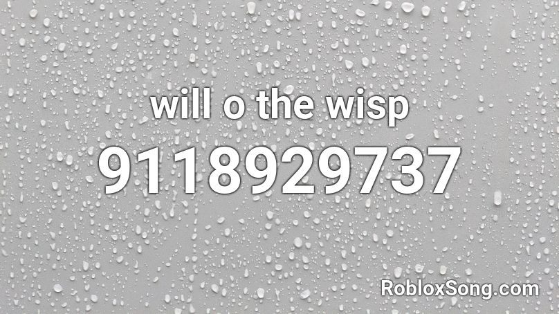 will o the wisp Roblox ID