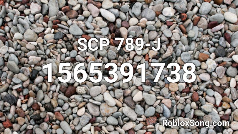 SCP 789-J Roblox ID