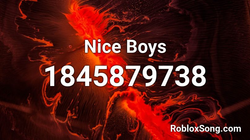 Nice Boys Roblox ID