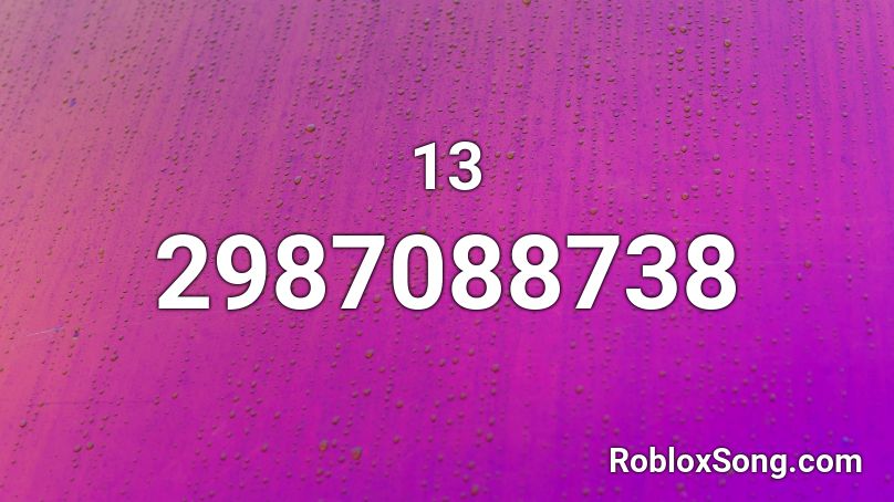 13 Roblox ID