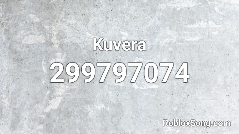 Kuvera Roblox ID