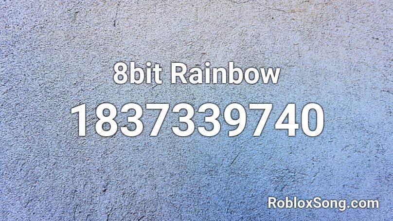 8bit Rainbow Roblox ID