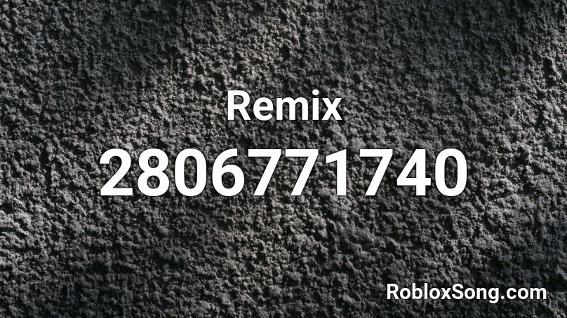 Coldplay Remix Roblox ID