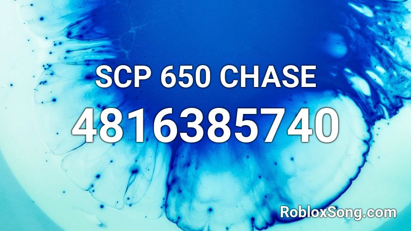 SCP 650 CHASE Roblox ID