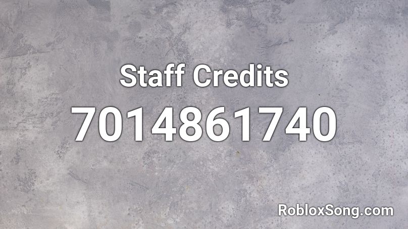 Staff Credits (Kirby's Dream Land) Roblox ID