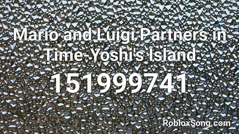 Mario and Luigi Partners in Time-Yoshi's Island Roblox ID