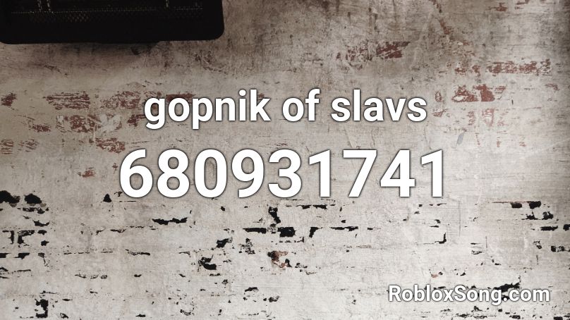 gopnik of slavs  Roblox ID
