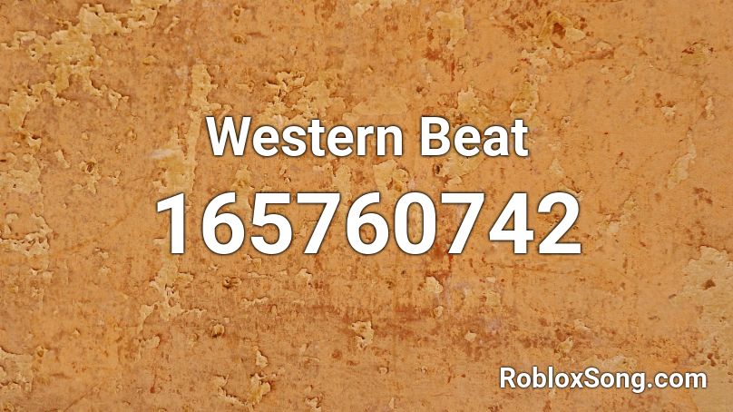 Western Beat Roblox ID