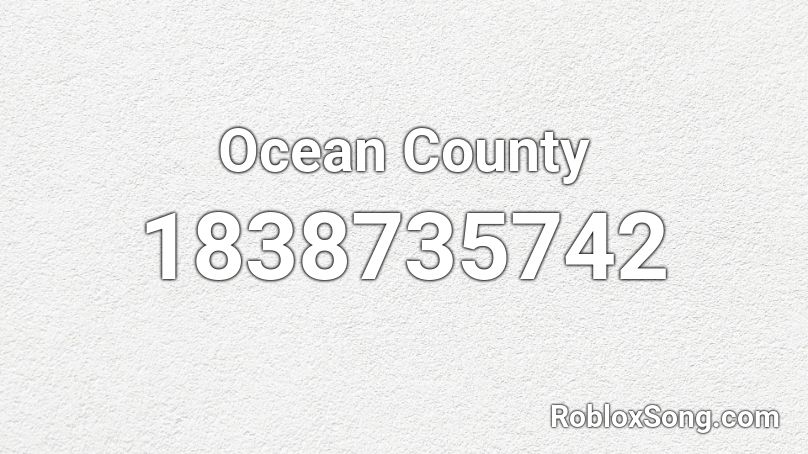 Ocean County Roblox ID