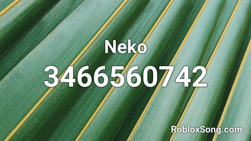 Neko Roblox ID