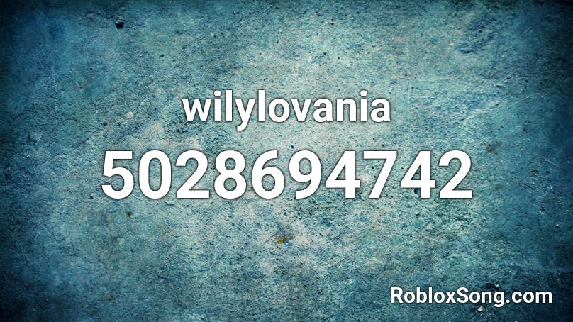 wilylovania Roblox ID
