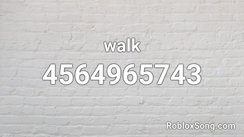 walk Roblox ID