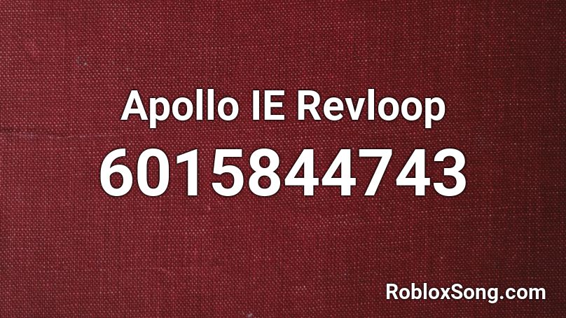 Apollo IE Revloop Roblox ID
